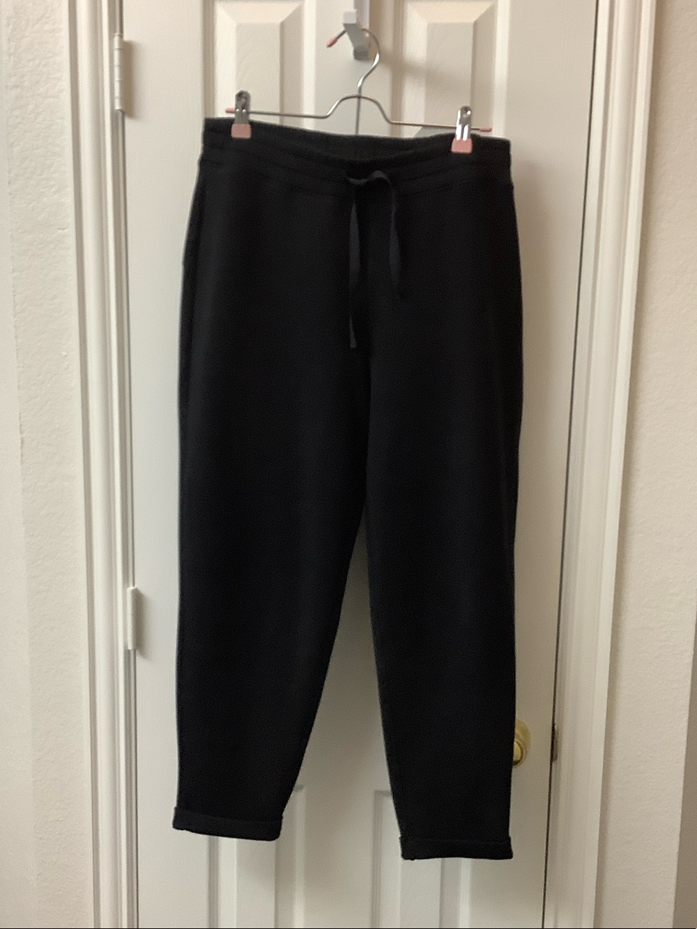 SPANX airessentials CUFFED black sweatpants - xl